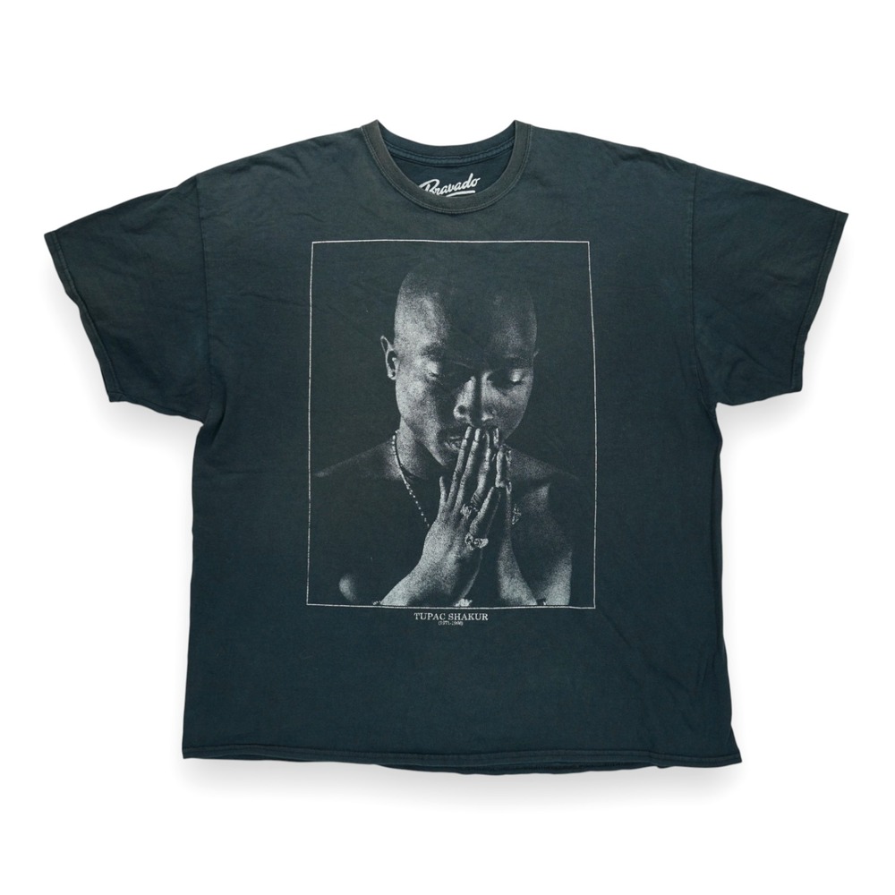 Tupac T-shirt Men's Size XXL‎ Black Hip Hop Rap Tee 2Pac Shirt